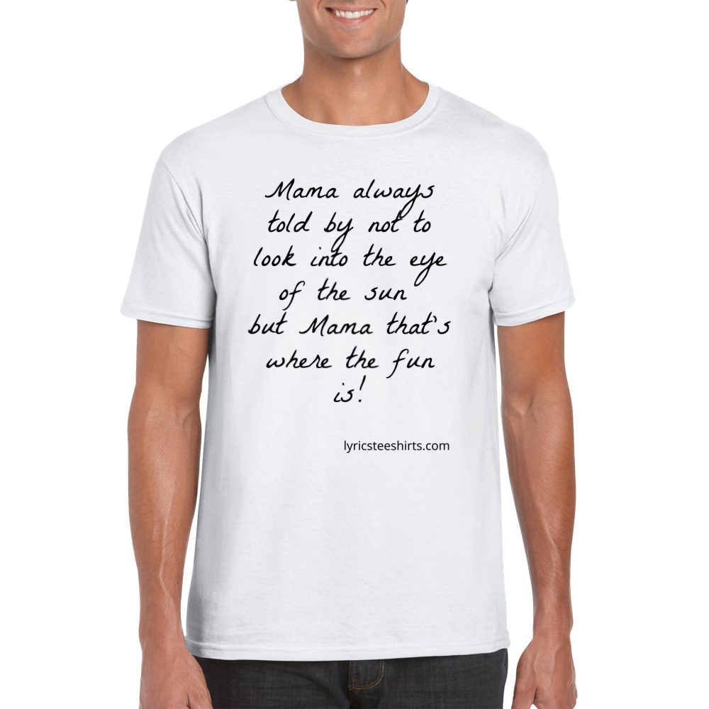 BRUCE SPRINGSTEEN Blinded By The Light Lyric A