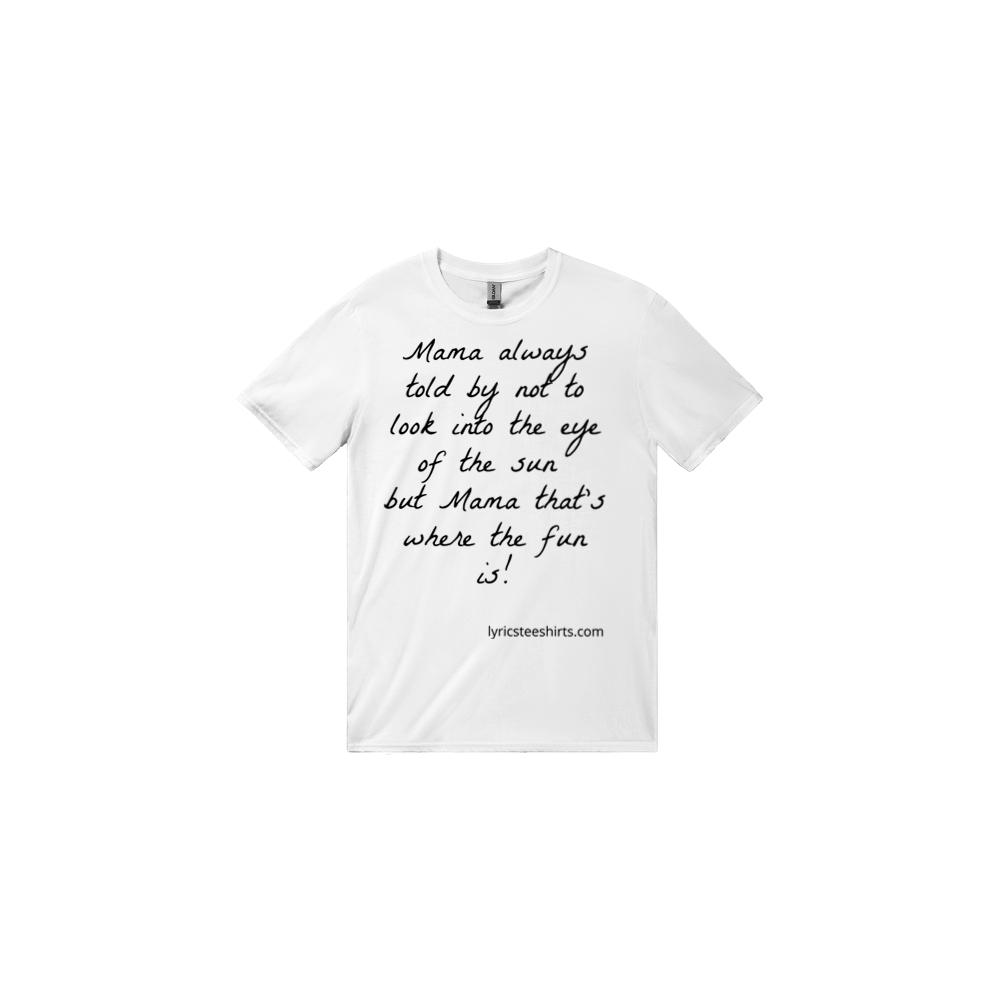 BRUCE SPRINGSTEEN Blinded By The Light Lyric A