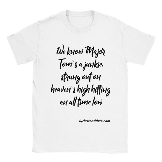 DAVID BOWIE Ashes To Ashes Lyric B