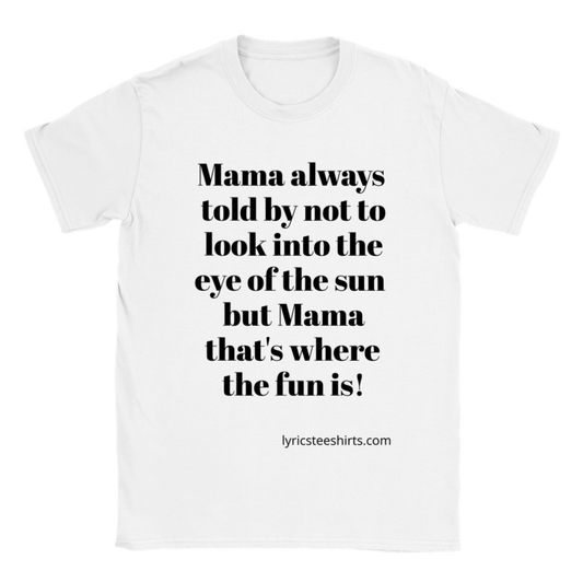 BRUCE SPRINGSTEEN Blinded By The Light Lyric A